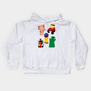 Johnson and friends Kids Hoodie